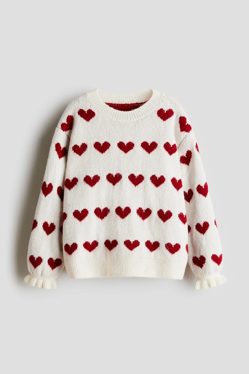 Jacquard-Knit Sweater