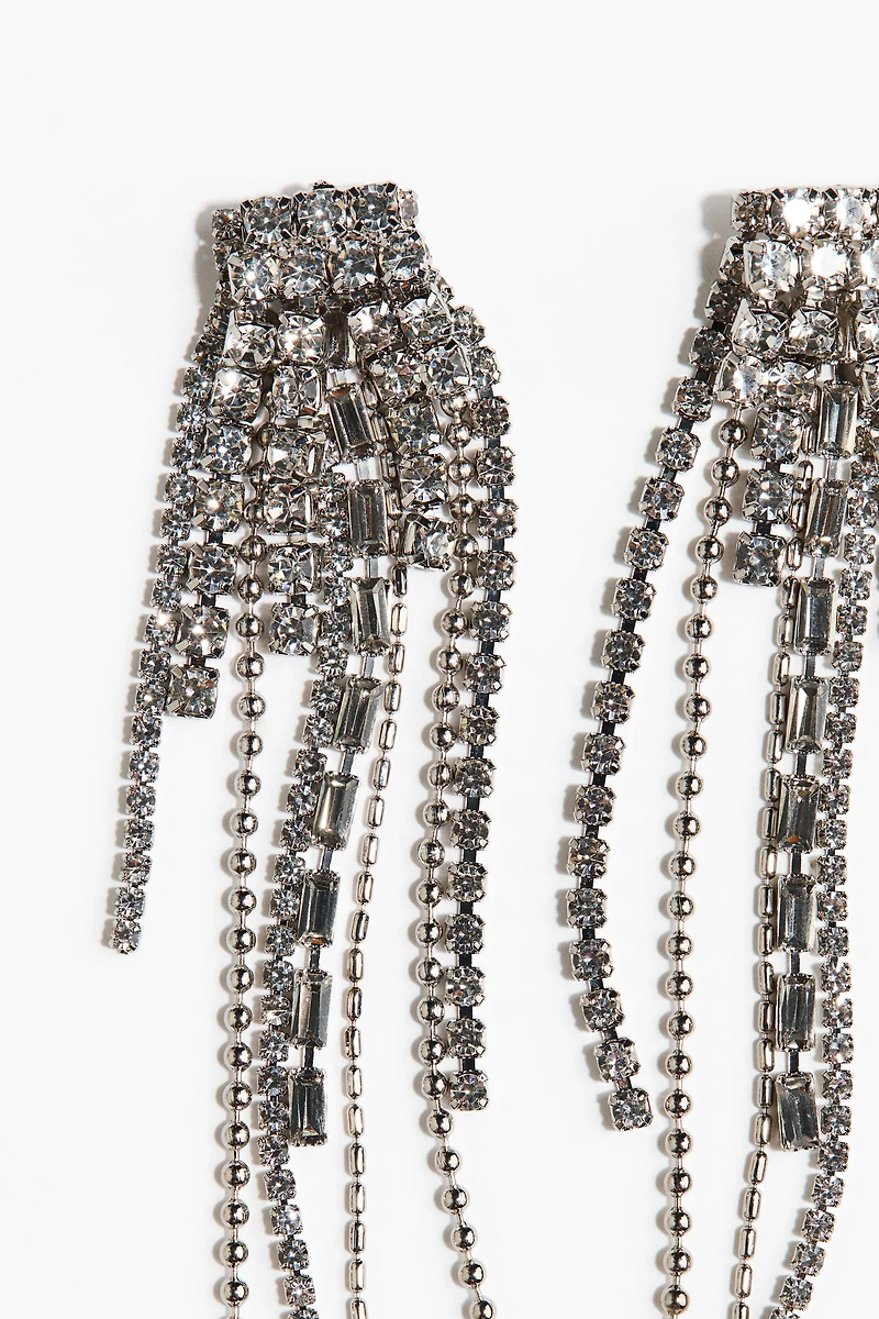 Rhinestone Dangle Earrings
