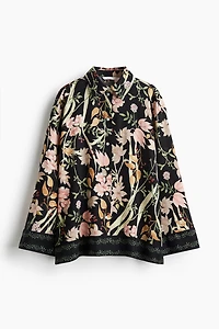 Linen-Blend Shirt