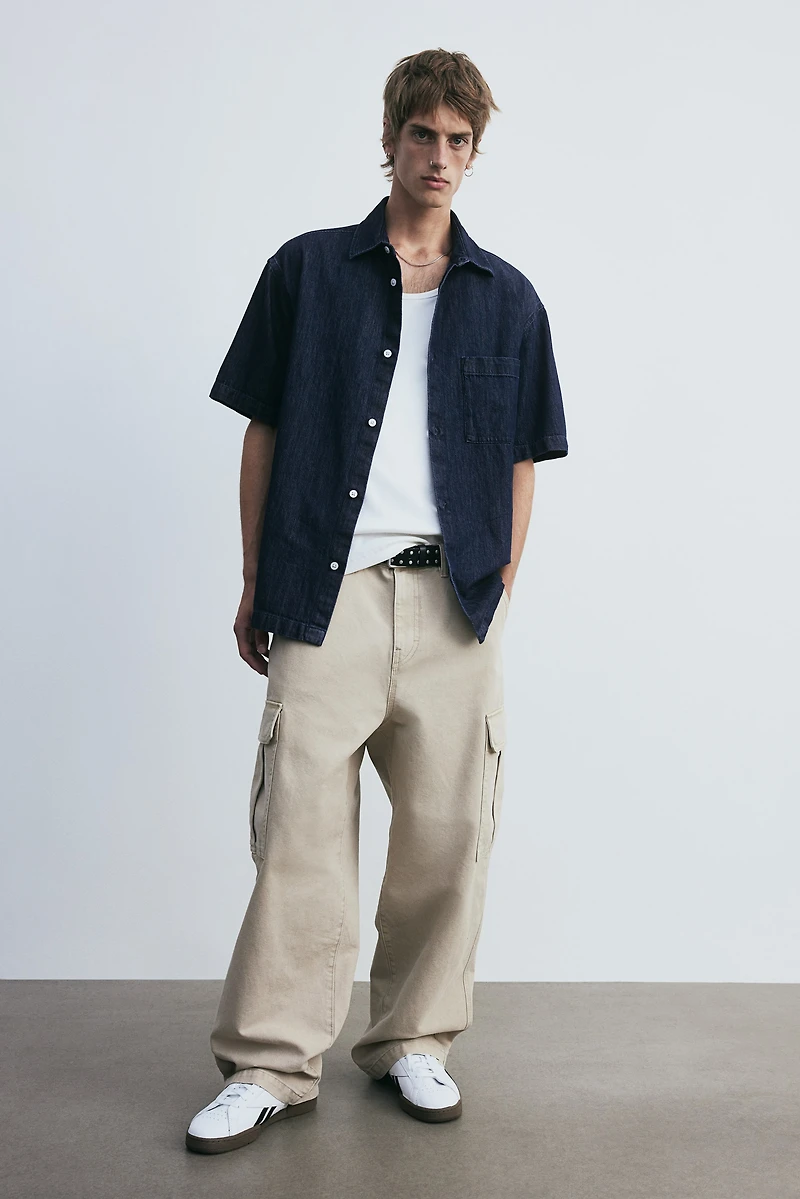 Chemise Coupe Flottante en denim