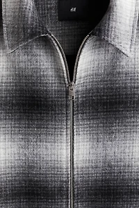 Surchemise classique en laine mélangée