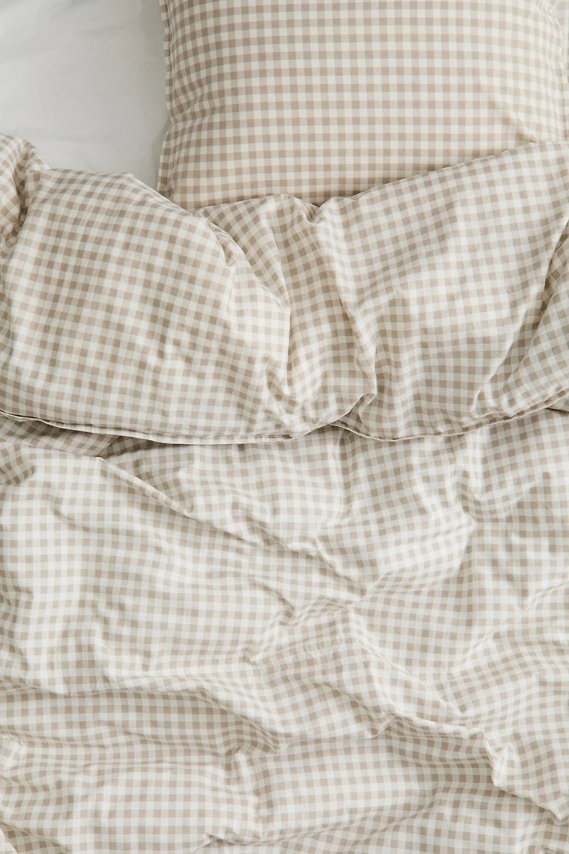 Patterned Twin Duvet Cover Set