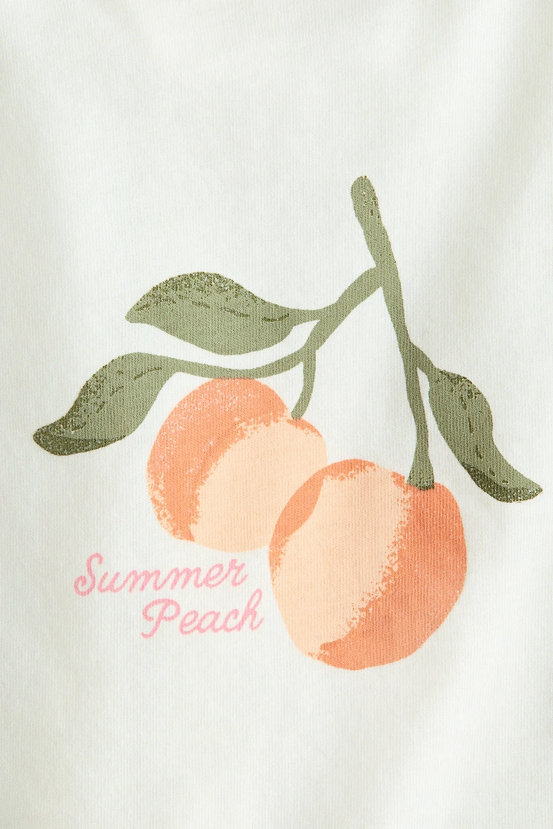 Haut en coton avec motif imprimé