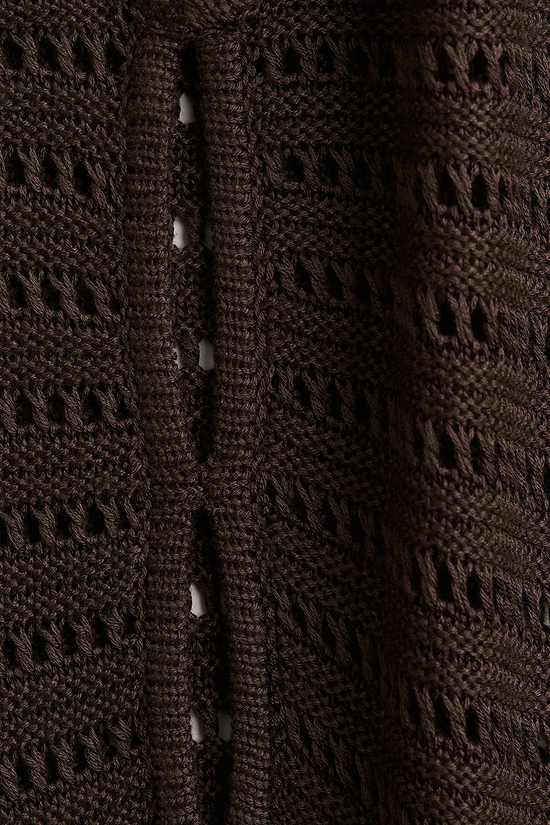 Pointelle-Knit Dress
