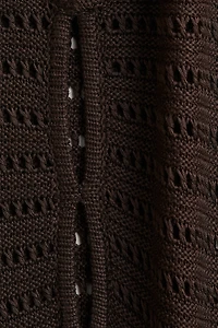 Pointelle-Knit Dress