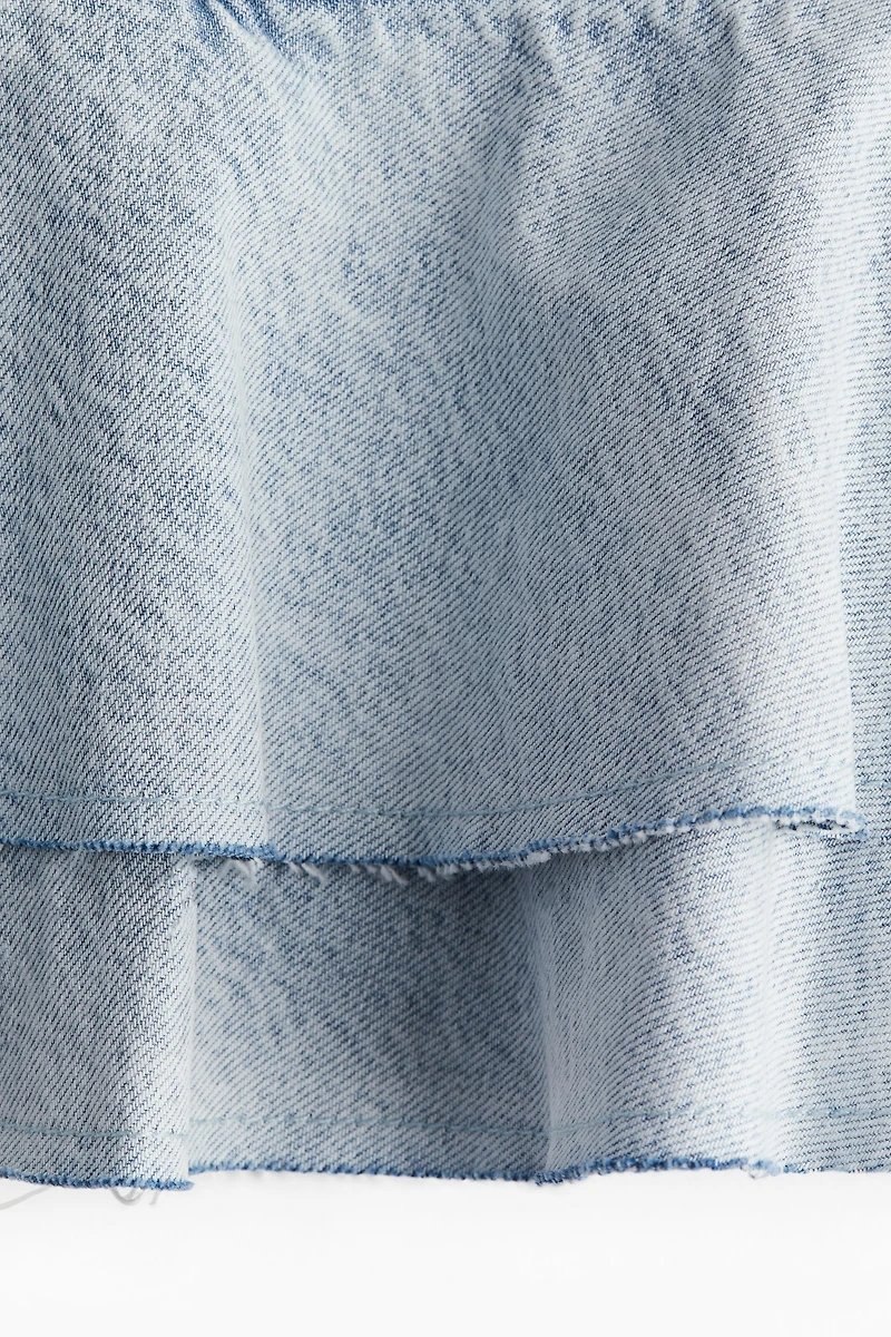 Denim Mini Skirt