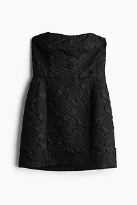Embossed Mini Dress