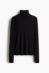 Viscose Turtleneck Top