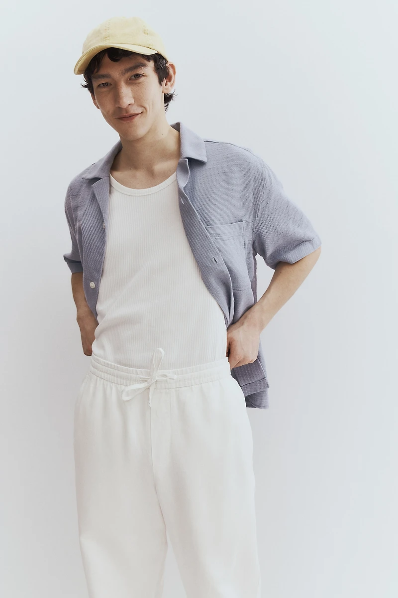 Relaxed-Fit Linen Pants
