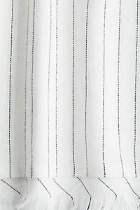 Linen-Blend Drawstring Pants