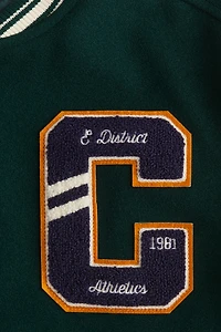 Veste de baseball avec applications