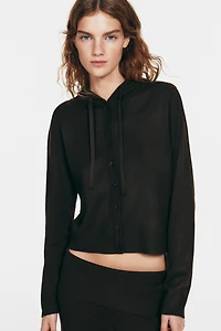 Hooded Cardigan