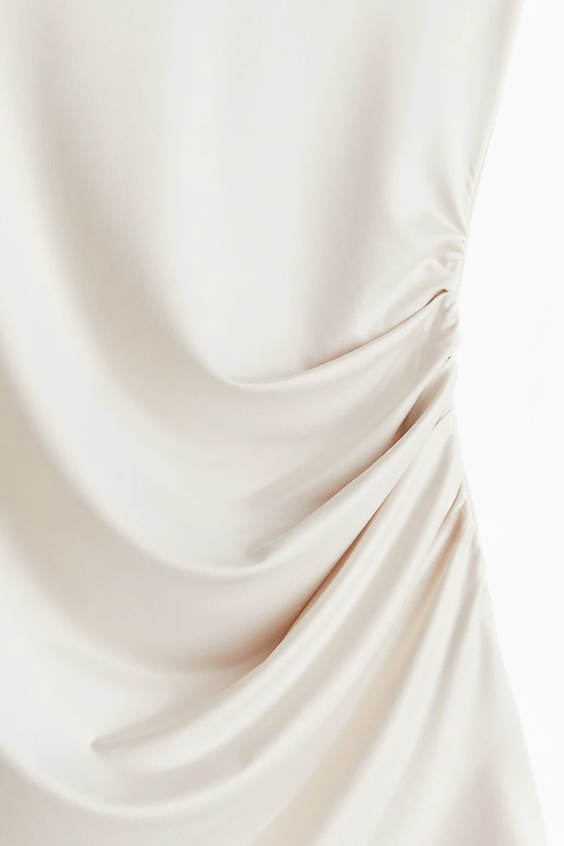 Draped One-Shoulder Top