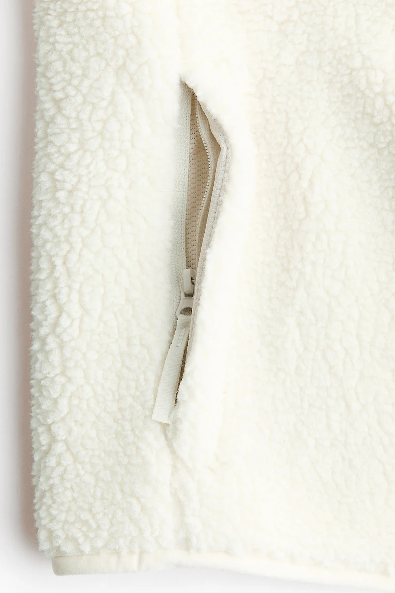 Loose-Fit Teddy Fleece Sports Vest