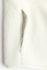 Loose-Fit Teddy Fleece Sports Vest