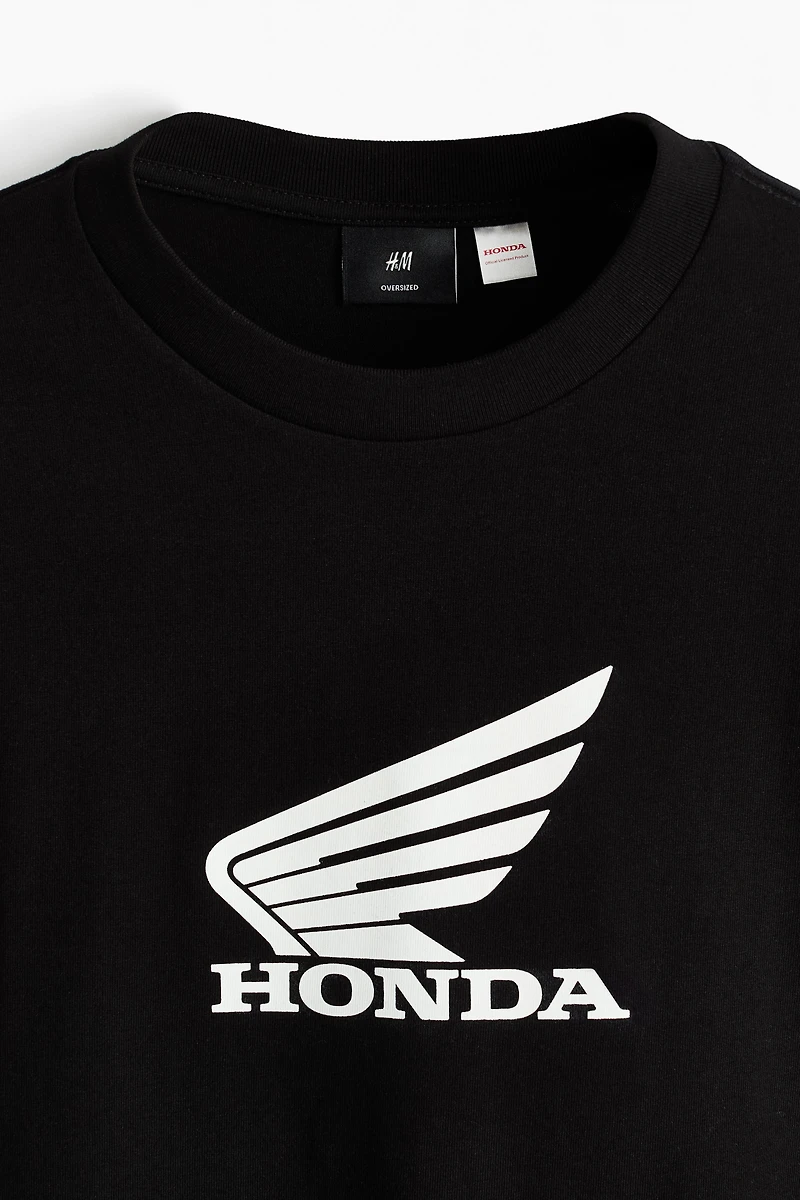 Oversized Printed Shirt