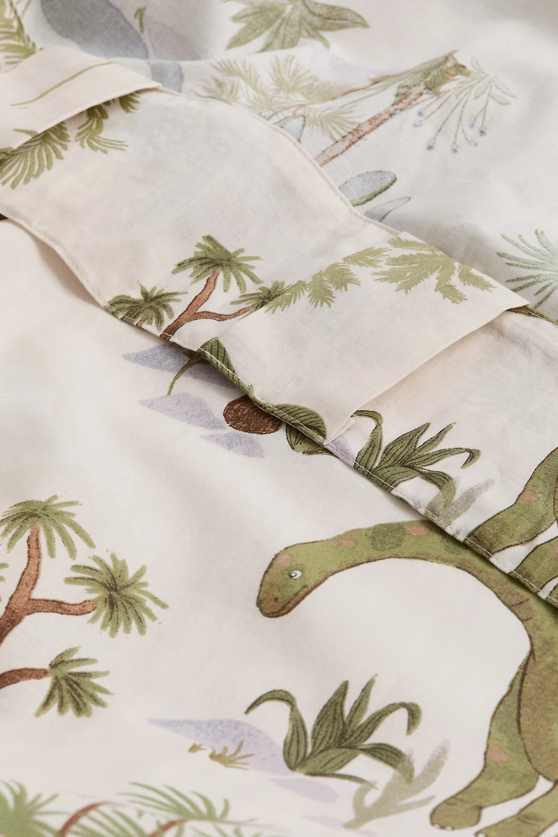 2-Pack Patterned Cotton Curtain Panels