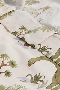 2-Pack Patterned Cotton Curtain Panels