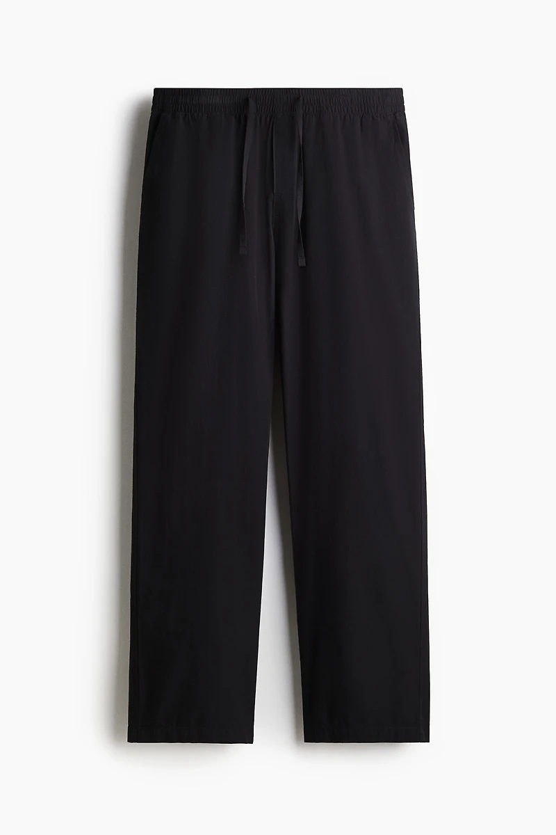 Relaxed-Fit Poplin Pants