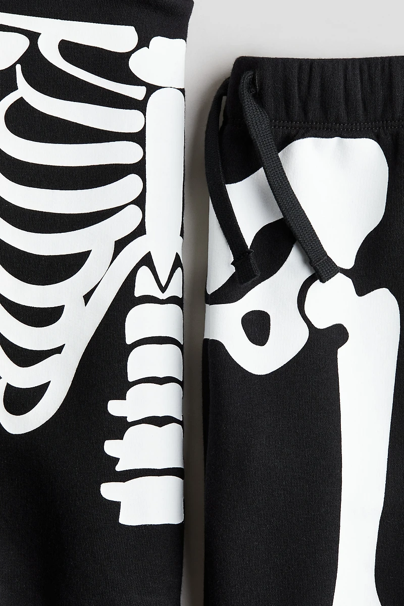 Ensemble 2 pièces en molleton imprimé