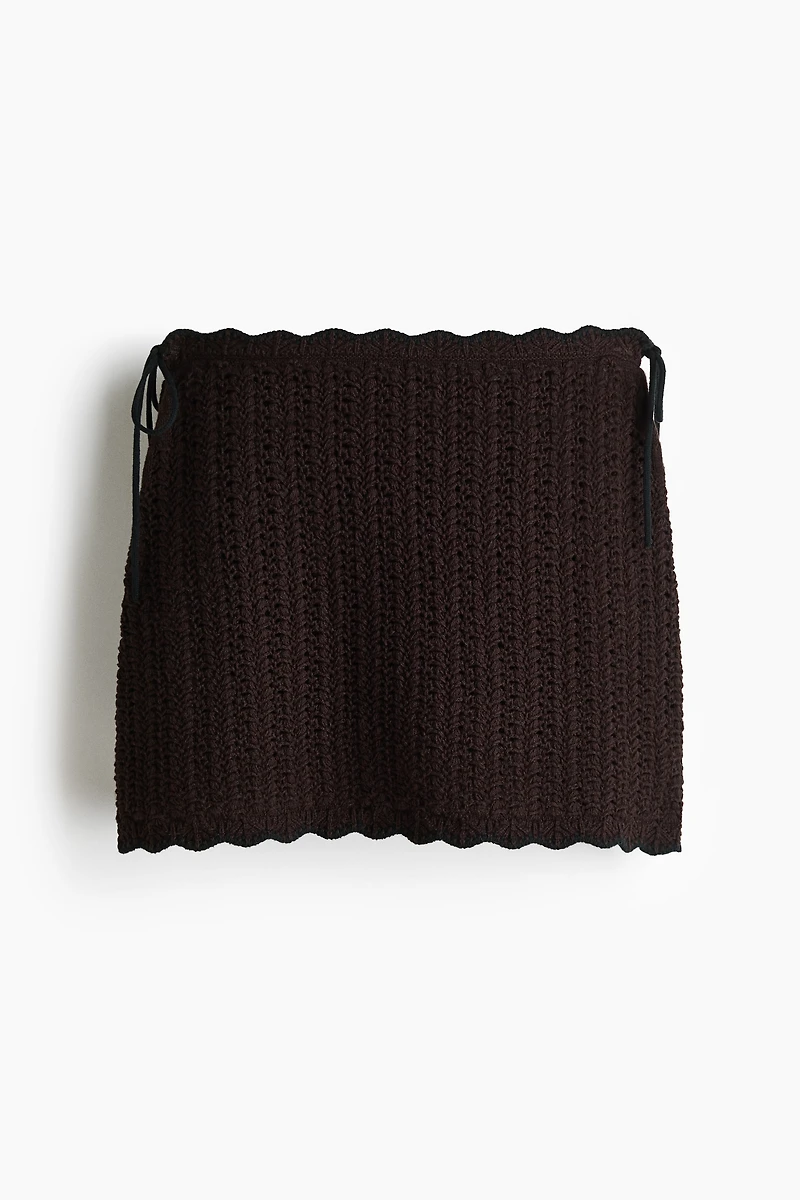 Crochet-Look Beach Skirt