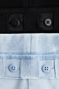 Lot de 2 collants-jeans évasés