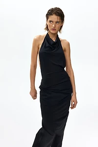 Extra-Long Halterneck Top