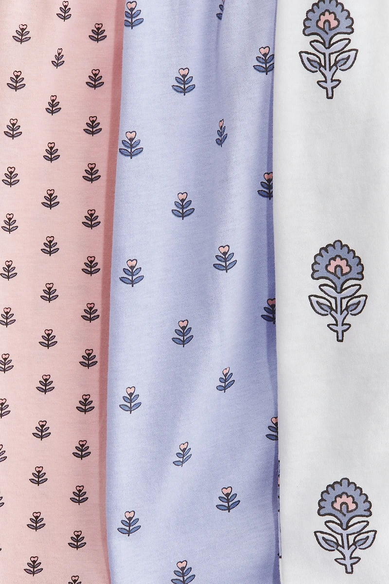 3-pack Printed Cotton Dresses