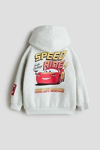 Loose-Fit Printed Hoodie