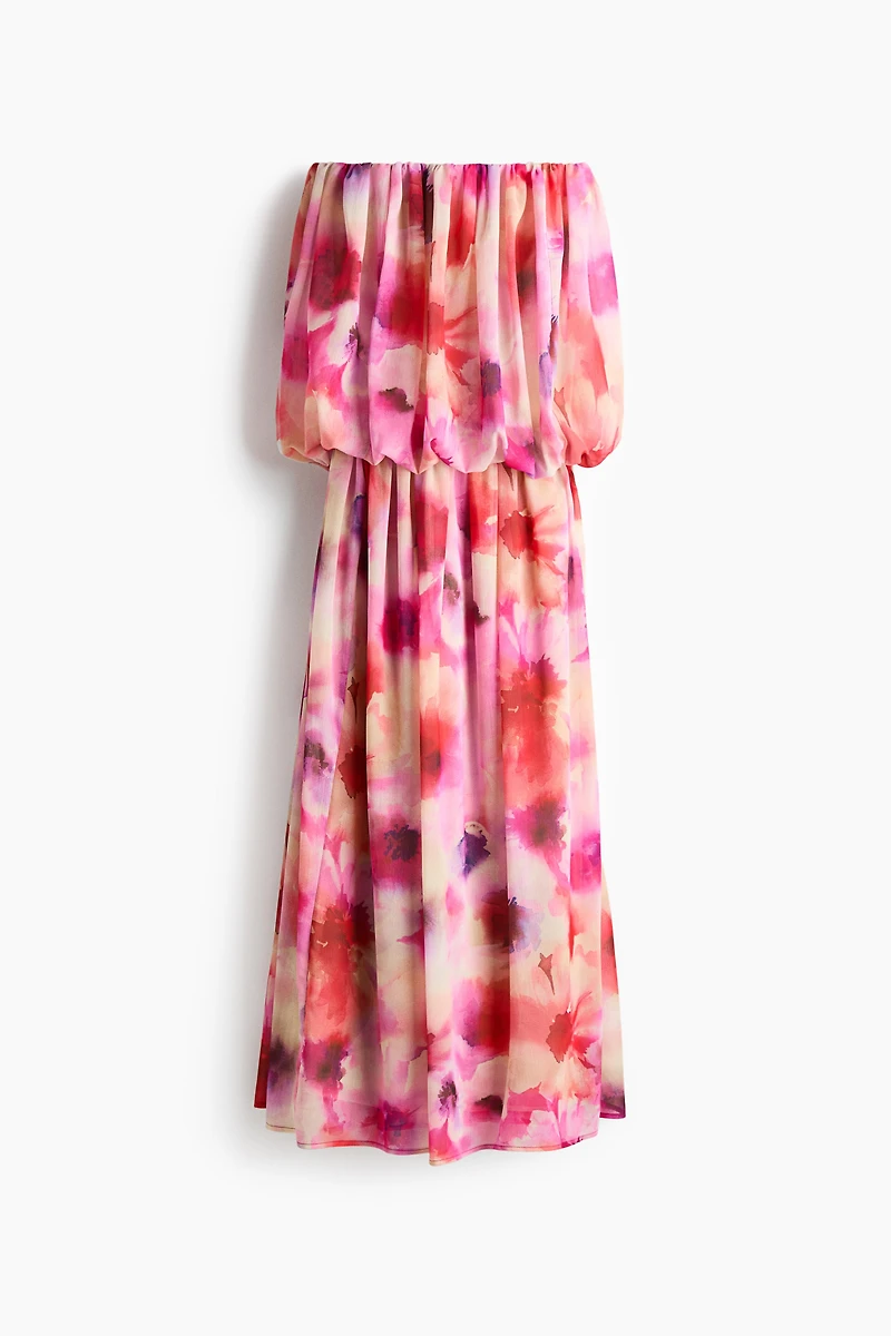 Chiffon Bandeau Dress