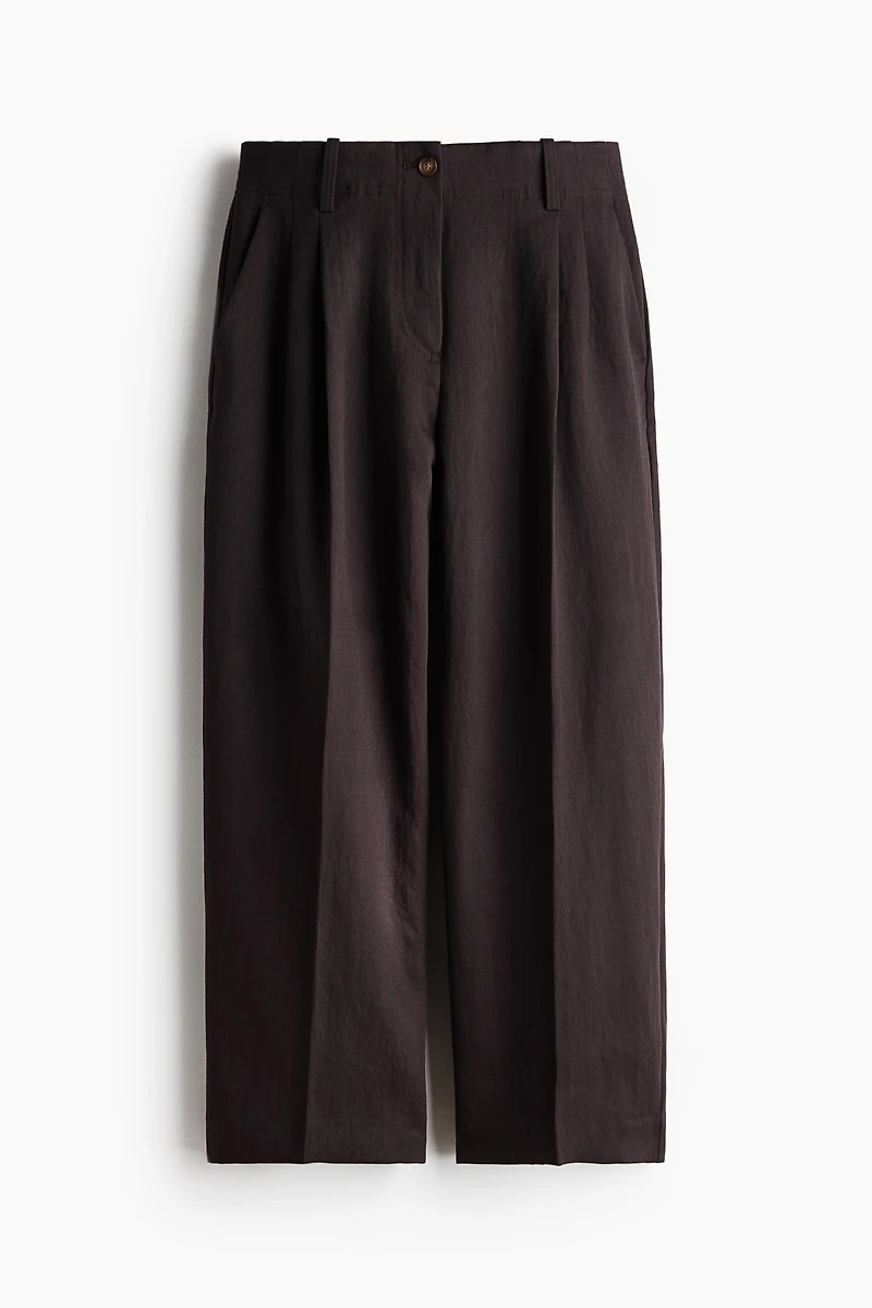 Ankle-Length Twill Pants