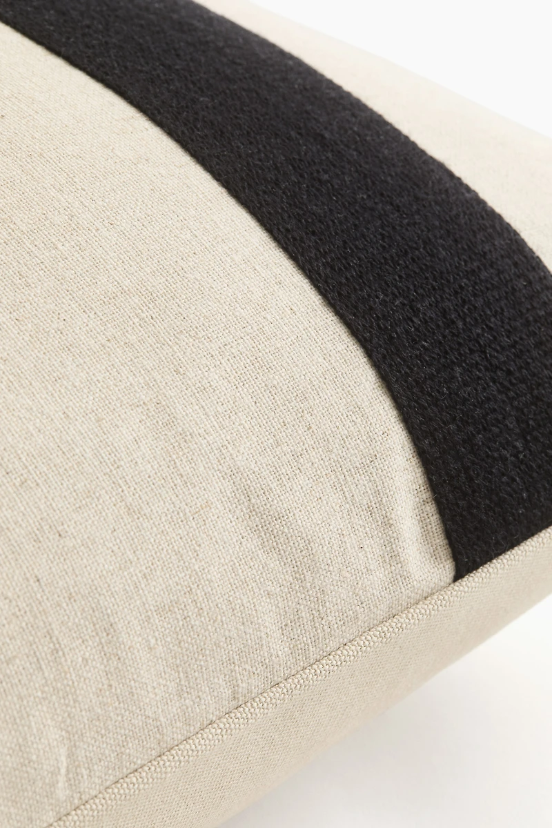 Linen-Blend Cushion Cover