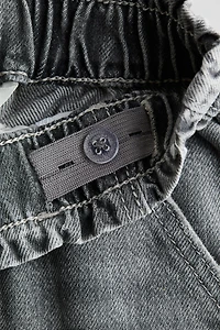 Daisy Wide Leg Paper-Bag Jeans