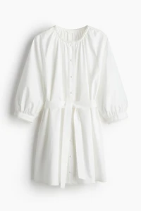 Picot-Trimmed Dress
