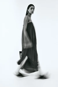 Draped Bandeau Dress