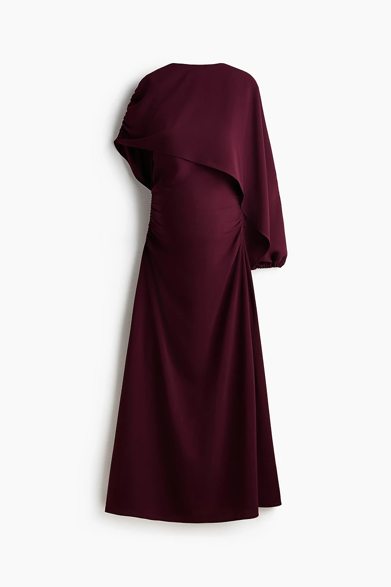 MAMA Cape-Detail Nursing Dress