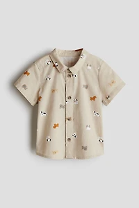 Chemise en popeline de coton