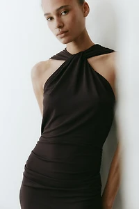 Draped Jersey Dress