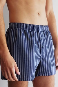 3-pack Woven Cotton Boxer Shorts