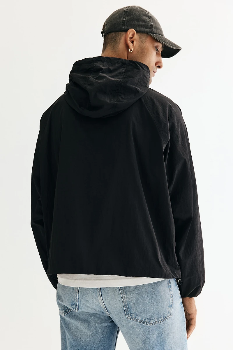Loose-Fit Nylon Windbreaker