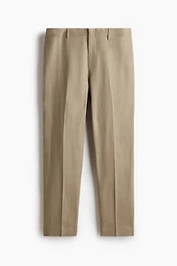 Slim-Fit Linen Suit Pants