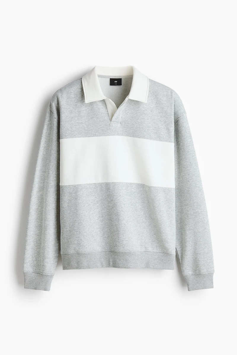 Loose-Fit Rugby Sweatshirt