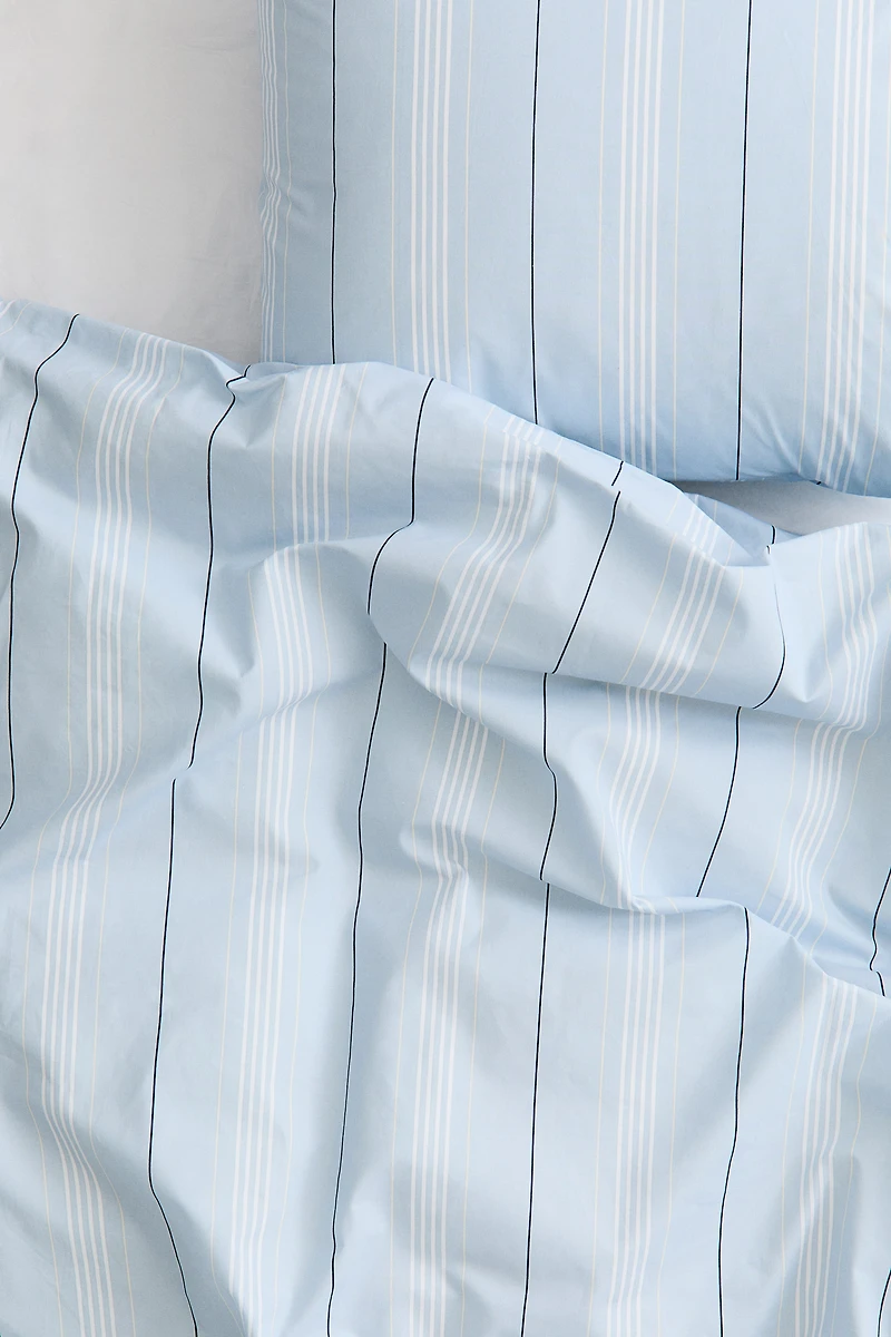 Ensemble de couette lit simple en percale coton