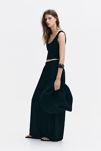 Pantalon à jambes ballon avec taille élastique