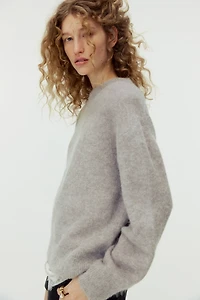 Chandail grande taille en alpaga mélangé