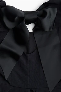 Balloon-Sleeved Dress