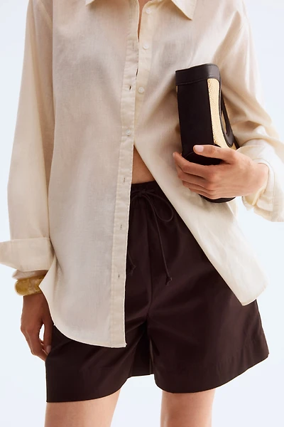 Cotton Shorts with Drawstring