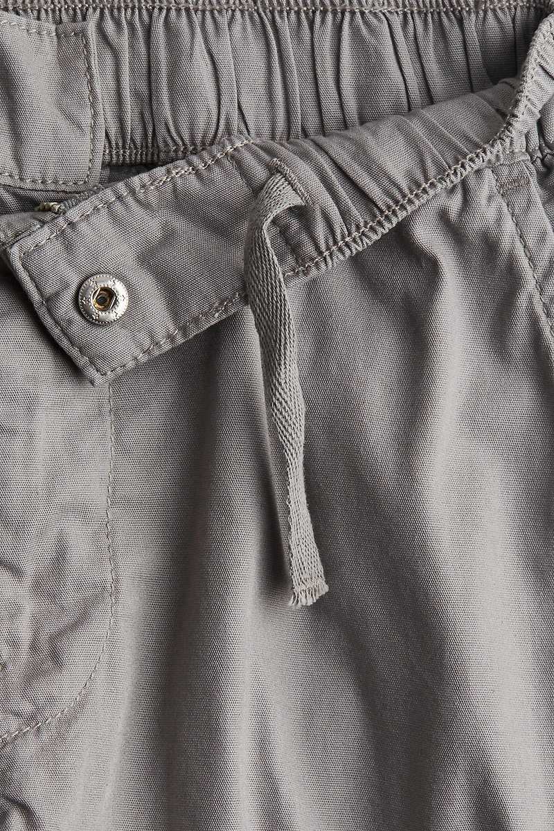 Pantalon parachute en toile de coton