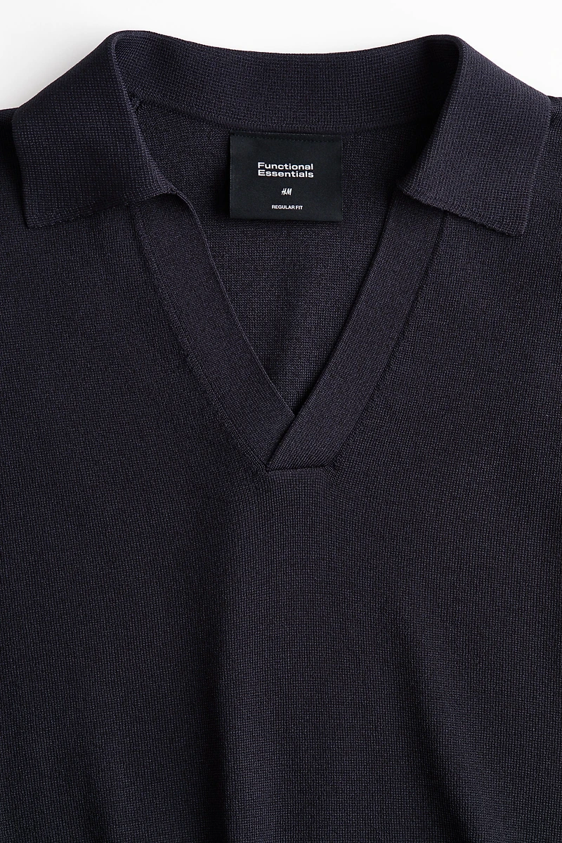 Cooling Regular-Fit Knit Polo Shirt