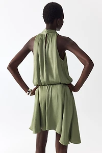 Dress with Asymmetric Skirt